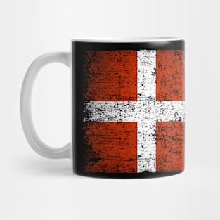 Denmark Flag Women Men Children Denmark Vintage Mug